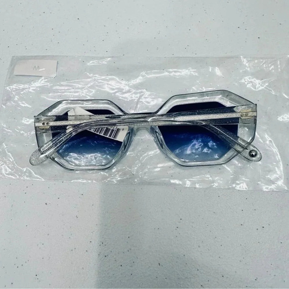 New Garrett Leight Sunglasses Jaqueline Semi Flat Ultra Marine Gradient Luxury - Picture 6 of 13